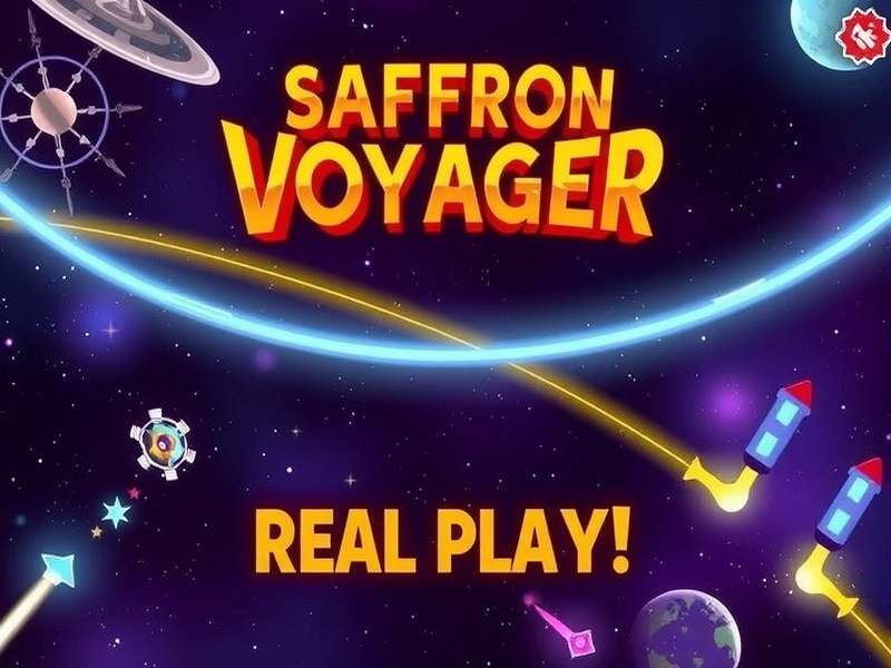 Saffron Galaxy Voyager Game Banner